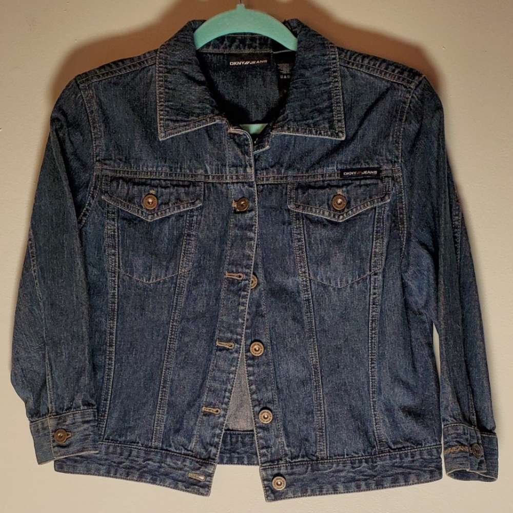 DKNY Women's Jean Jacket Size Large
